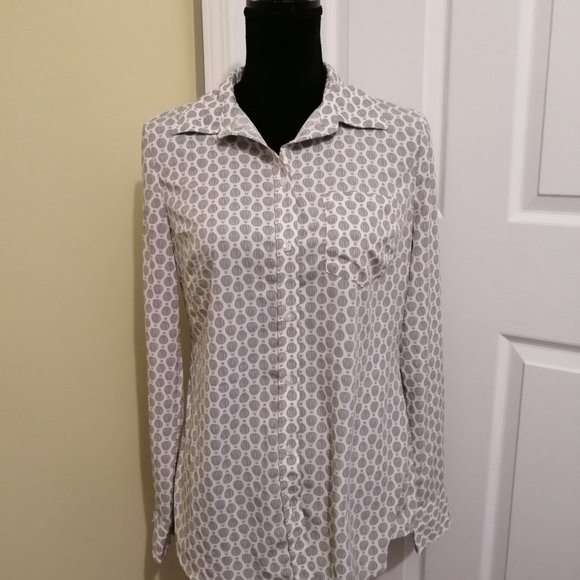 Long Sleeve Blouse Balloon print - Picture 1 of 3
